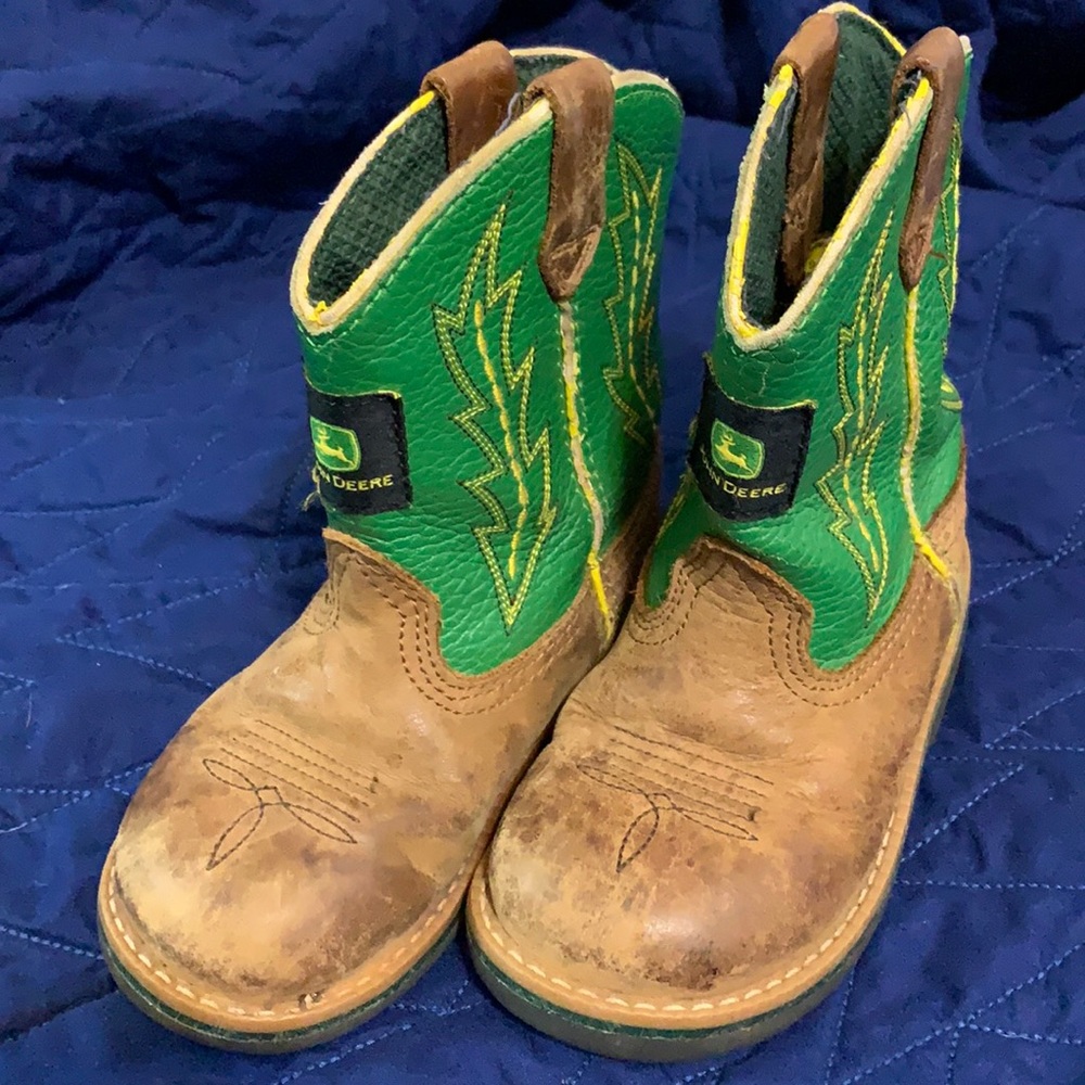 John Deere Toddler Boots size 8